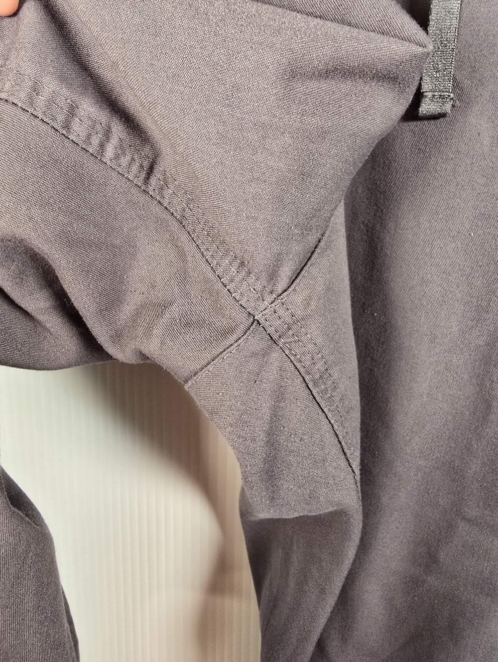 Carhartt Women's Dark Grey Scrubs Baggy Pants Pocket Gray Drawstring Size 3X - Picture 6 of 12